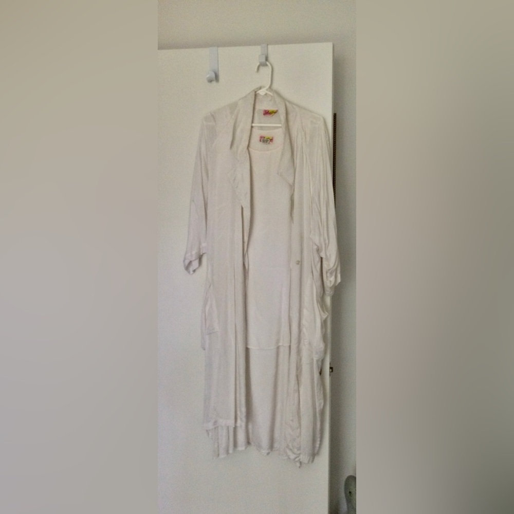 Vintage 1980’s white coat dress